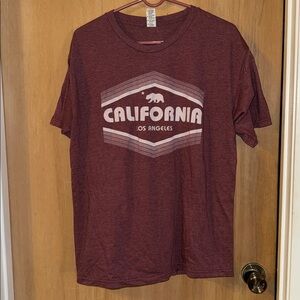California Los Angeles Maroon T-Shirt